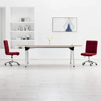 Weinrote Stühle für das Esszimmer (2er-Pack)