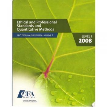 Ethical And Professional Standards And Quantitative Methods