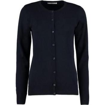 Women's Arundel Crew Neck Cardigan – Black – 10 UK