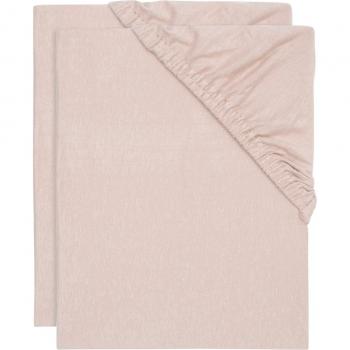 Pack Double Draps Housse Jersey Wild Rose 60x120 cm