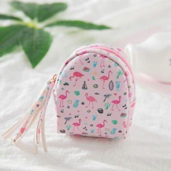 PU Flamingo Wallet for Women and Girls