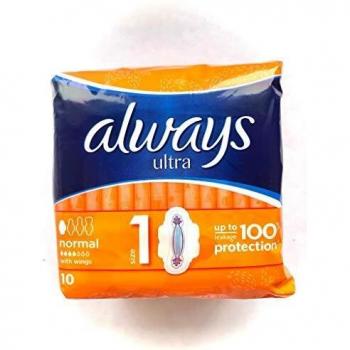 Always Ultra Long (Größe 2) Damenbinde Mit Flügeln