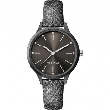 Women’s Clear Crystal Watch NW_2559GYGY by Nine West