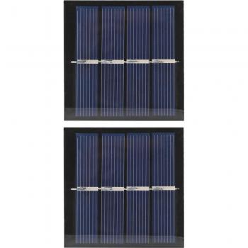 10cm Wire Solar Panel 0.45W 2V for Battery and Phone Charging