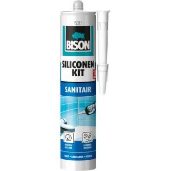 Bison silicone sanitaire tube 300 ml blanc