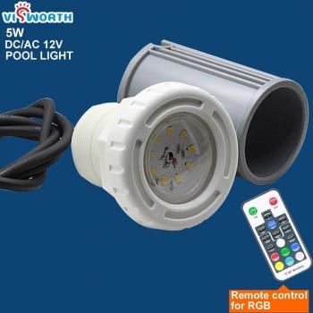 5W LED Schwimmbadbeleuchtung IP68 RGB 12V wasserdicht Unterwasserlicht warm/kalt weiß/blau