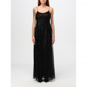 Stile Elite Emporio Armani Abito Nero Pailletto Taglia 44