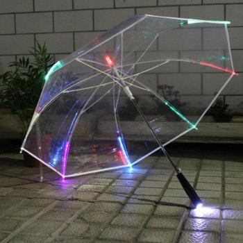 Paraguas Transparente con Luz para Eventos