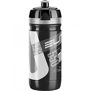 Elite Maxi Corsa 550ml Dual‑Color (Black/Silver) Sport Bottle