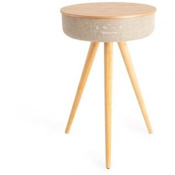 RetroCharge Table – Enceinte 360°, Bluetooth, Recharge sans fil