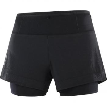 Short de trail running Salomon Sense Aero 2 en 1 mujer