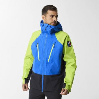 Giacca da Uomo Millet Trilogy V Icon Blu Verde Gore-Tex Pro