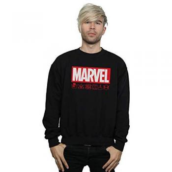 Felpa con Logo Marvel per Uomo