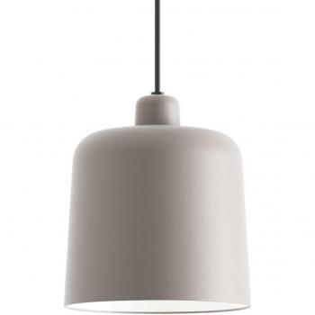 Lampe suspendue Zile Gris Tourterelle Mat 20 cm