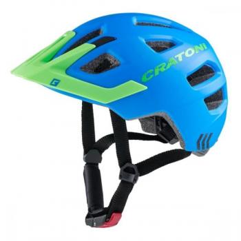 Unisex Cratoni Maxster Mountain Helmet – S/M, Matte Blue & Green