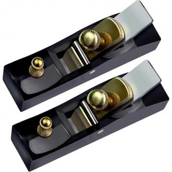 2 Pack Mini Block Planes, Tiny Woodworking Hand Planers, 3.1 Inch
