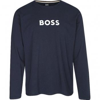 BOSS Herren Pyjama Easy Long Set Dunkelblau Regular Fit M