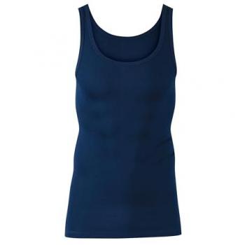 CALIDA Twisted Baumwoll Athletic-Shirt Herren X-Large Marine