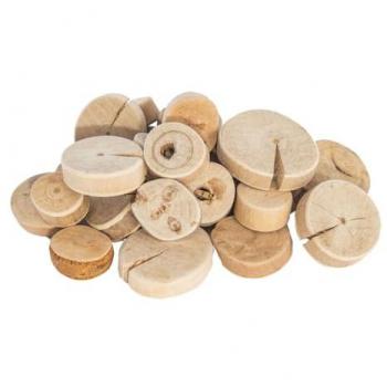 Bastelfarben: Runde Holzplättchen – 1 kg