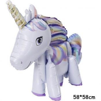 40 Inch Unicorn Foil Number Balloon for Baby Shower and 1st Birthday