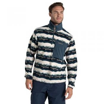 Craghoppers Men’s Losehill Half‑Zip Fleece – Extra Large Tranquil Blue