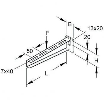 Niedax Wandausleger KTA 100