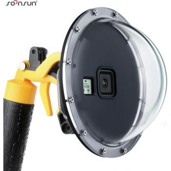 SOONSUN 6'' Underwater Dome Lens with Housing for GoPro Hero 8 Black