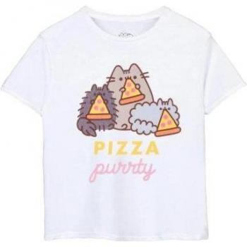 Pusheen Girls Pizza Celebration Shirt