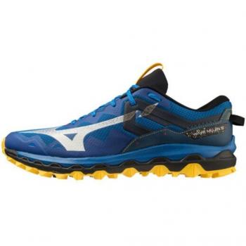Mizuno Wave Mujin 9 Laufschuhe Blau Gelb Größe 46