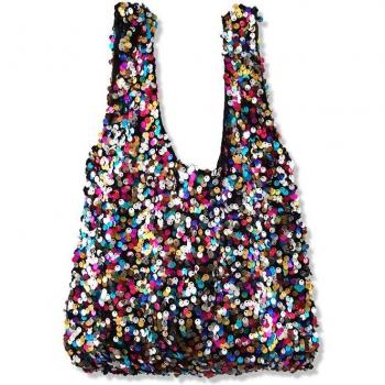 Colorful Sequin Casual Handbag for Women