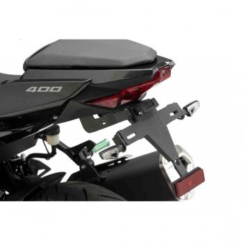 Portatarga Puig nero per Kawasaki Ninja 400