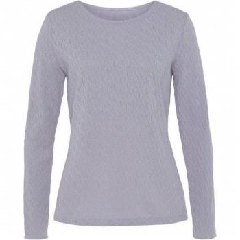 Vivance Langarmshirt für Damen, Ajour-Muster, Baumwollstrick