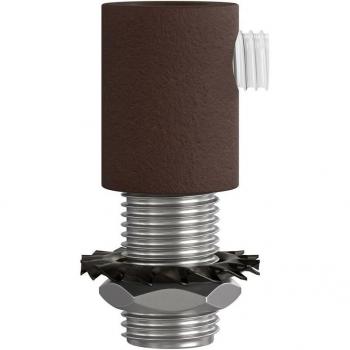 Serre-câble cylindrique rouille foncé