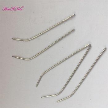 Agujas para coser tramas de cabello, pack de 50, 60 cm de largo, material: acero inoxidable