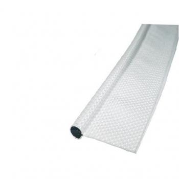 Hindermann® Textilkeder weiß ø 7 mm, 100 m Rolle, beidseitig ummantelt