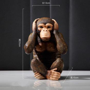 Three Wise Monkeys Art Piece