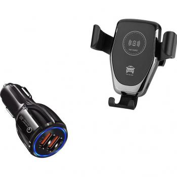 10W Qi Fast Wireless Car Charger for iPhone 11, Samsung, Huawei Mate 20 Pro