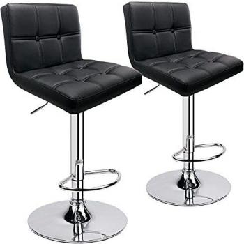 Leader Accessories Square Back Bar Stools