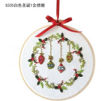 Xmas Decor Snowman Embroidery Craft Kit