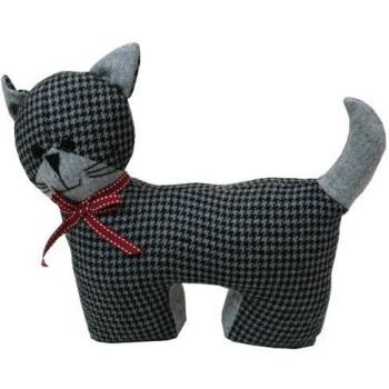 Tapa de Puerta Gris JVL con Patrón de Gato 30×8×28