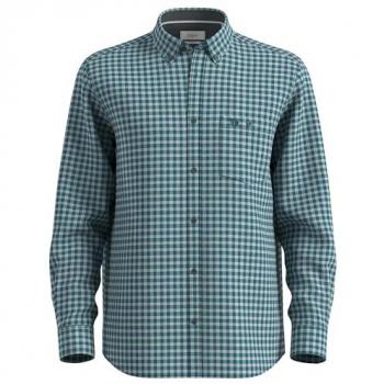 S.Oliver Hemd mit kariertem Muster und Button-Down-Kragen