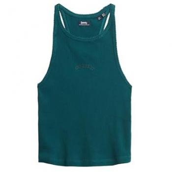 Superdry Frauen Racer-Top mit Logo