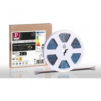 Paulmann LED-Streifen Pro Strip Silver P25 5m RGBW 830 IP20 24V DC 54W