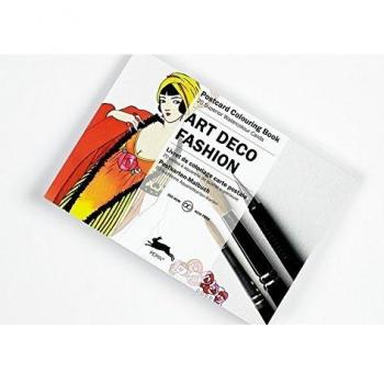 Art Deco Fashion: Postcard Colouring Book / Postkarten