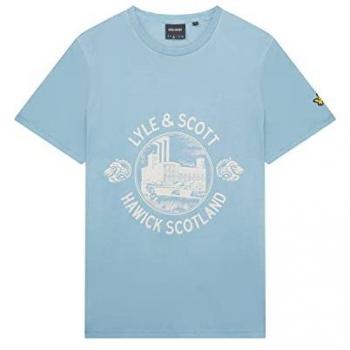 Camiseta Regular Lyle & Scott Hawick con Logo en la Manga para Hombre