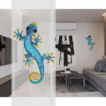 Hanging Gecko Wall Sculpture