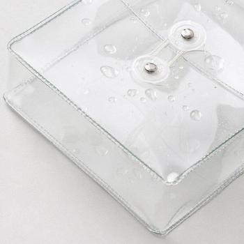 Transparent PVC Bag for Handmade Storage 13.8 x 15 x 4.9 cm