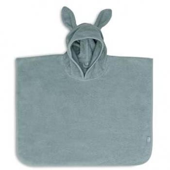Poncho de bain en éponge 100% coton lapin Sea Green