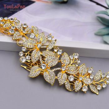 Accesorios de Boda YouLaPan con Flores de Aleación