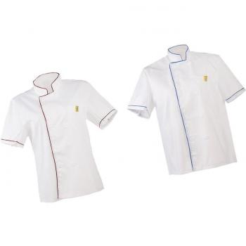 Tenue de Chef 2 pièces, manteau de serveur à manches courtes unisexe